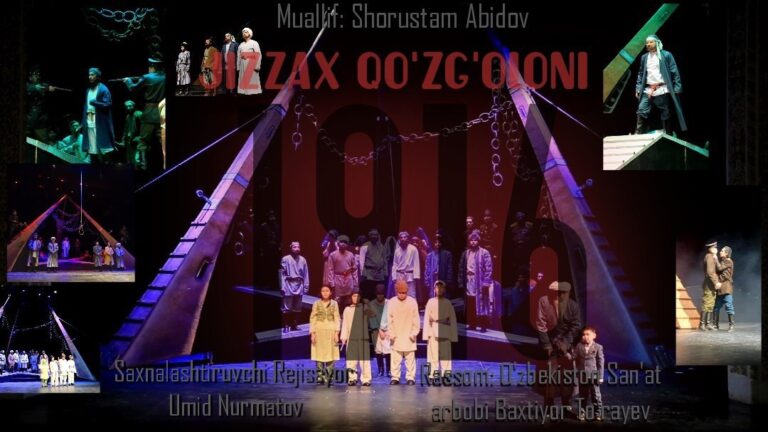 «Jizzax qo‘zg‘aloni» spetakli namoyish etildi